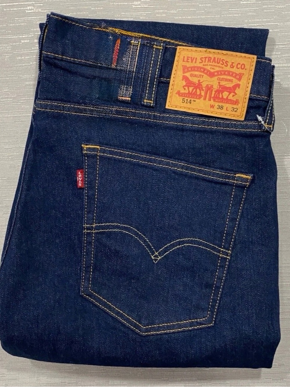 Levi's Men's Slim Straight Dark Blue Denim Jeans